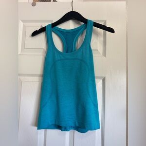 Lululemon Turquoise Blue Swiftly Tech Racerback Tank Top